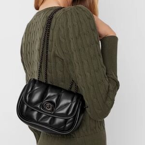 Coach Black Quilted Crossbody Bag